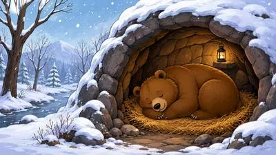 Hibernation - A state of deep sleep or inactivity in which some animals spend the winter.
