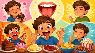 Gustatory - Related to the sense of taste.