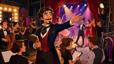 Impresario - A person who organizes and manages public entertainment, especially musical or theatrical events.
