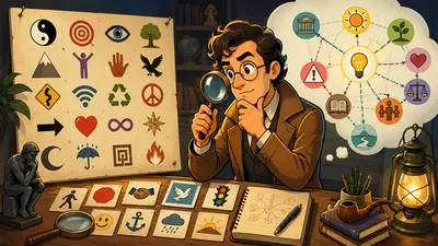 Semiotics - The study of signs, symbols, and their meanings. (संकेतों और प्रतीकों का अध्ययन)