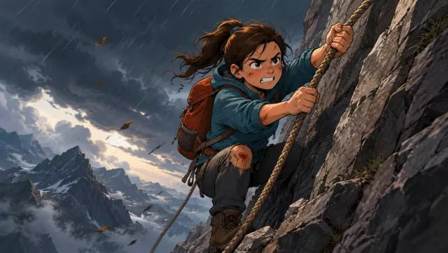 Tenacious - Holding firmly to something; very determined and persistent.