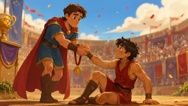 Magnanimous - Very generous and forgiving, especially towards a rival or less powerful person.