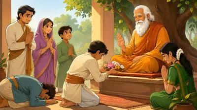 Venerate - To regard with great respect and reverence. (आदर करना)