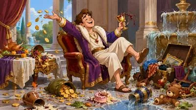Prodigality - Wasteful or excessive spending of money or resources. (अपव्यय)