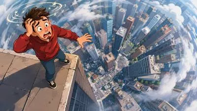 Vertiginous - Causing dizziness or a feeling of spinning.