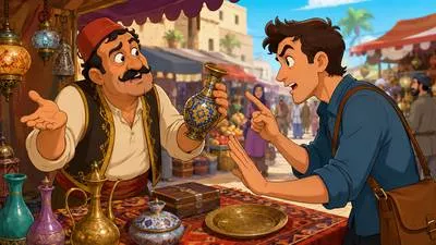 Haggle - Bargain or argue, especially about the price of something. (मोल-भाव करना)