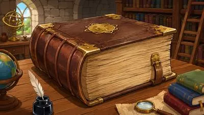 Tome - A large, heavy, and serious book. (बड़ी पुस्तक)