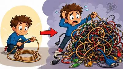 Complicate - Make something more difficult, confusing, or complex.