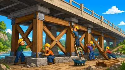 Undergird - To support or strengthen something from below or as a foundation.