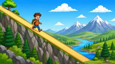 Diagonal - Going in a slanting direction from one corner to another.