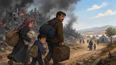 Refugee - A person who is forced to leave his or her country or home because of war, violence, or persecution.
