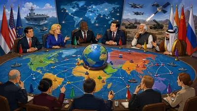 Geopolitics - The study of how geography influences politics, international relations, and power between countries.