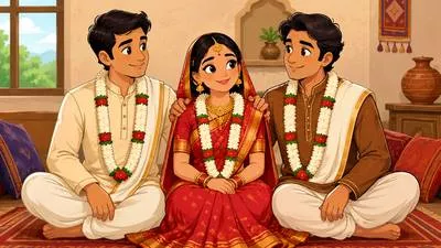 Polyandry - The practice of a woman having more than one husband at the same time.