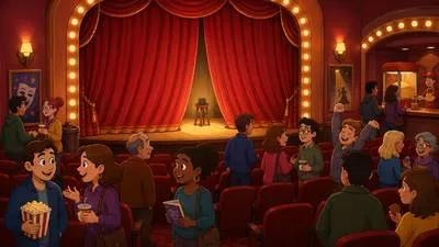 Intermission - A short break between two parts of a play, movie, event, or activity. (मध्यांतर)