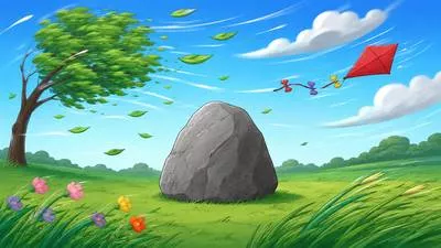 Static - Not moving, changing, or developing. (स्थिर)