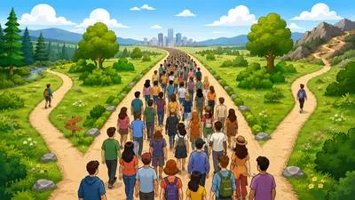 Mainstream - The ideas, activities, or opinions accepted by most people. (मुख्यधारा)
