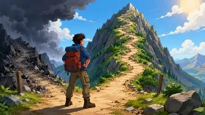 Resolve - To decide firmly or find a solution to a problem. (संकल्प करना / समाधान करना)