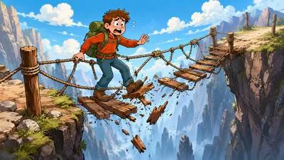 Jeopardy - Danger of loss, harm, or failure. (संकट)