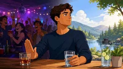 Sobriety - The state of being serious, calm, or not affected by alcohol.