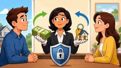 Escrow - A legal arrangement in which money or property is held by a third party until certain conditions are fulfilled.