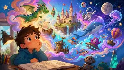 Imagination - The ability to form new ideas, images, or situations in the mind.