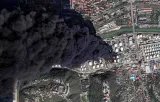 Ukrainian drones strike oil depot, port in south Russia