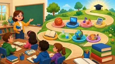 Curriculum - The subjects and course content taught in a school, college, or educational program. (पाठ्यक्रम)