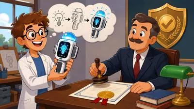 Patent - A legal right given to an inventor to exclusively make, use, or sell an invention for a fixed period. (आविष्कार पर कानूनी विशेष अधिकार)