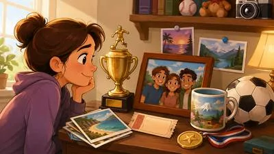 Memorabilia - Objects kept because they are connected with a memorable person, place, or event. (स्मृति-चिह्न)