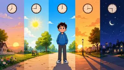 Temporal - Related to time or limited by time. (समय-संबंधी)