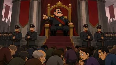 Dictatorial - Having complete power and behaving like a dictator.