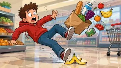 Mishap - An unlucky accident or unfortunate event.