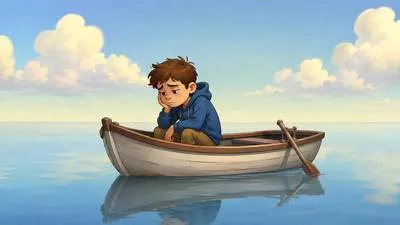 Doldrums - A state of sadness, inactivity, or lack of progress.