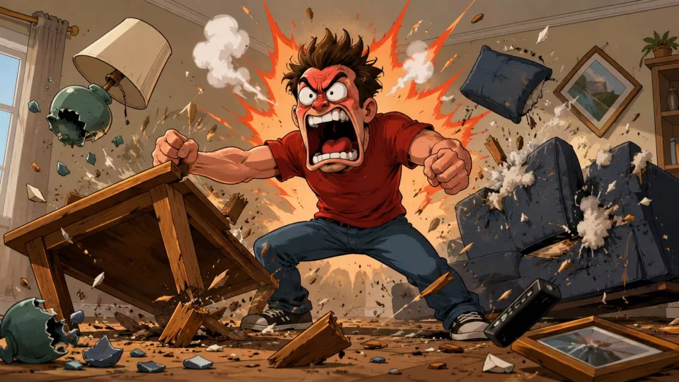 Today’s word - go ballistic