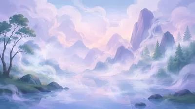 Vaporous - Resembling or relating to vapor; lacking substance or reality; vague and insubstantial.