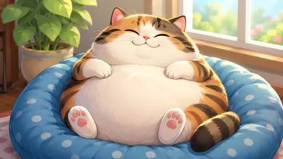 Plump - Having a full, rounded, slightly fat shape; to make something fuller.