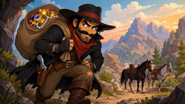 Brigand - A robber or bandit, especially one belonging to a gang.