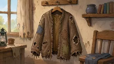 Threadbare - Very old, thin, and worn out because of too much use. (घिसा-पिटा)