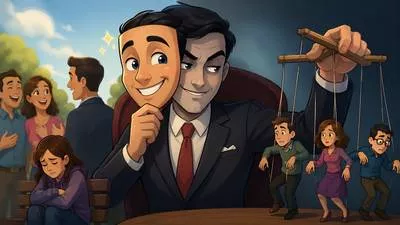 Sociopath - A person who shows antisocial behaviour and lacks normal empathy or guilt.
