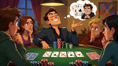 Bluff - To deceive someone by pretending to be stronger, more confident, or more capable than one really is. (झांसा देना)
