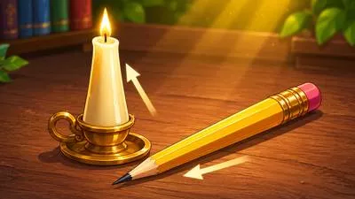Taper - To gradually become narrower or smaller. (धीरे-धीरे संकरा या कम होना)