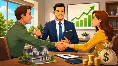 Broker - A person who buys and sells things for others, especially shares, property, or goods. (दलाल / मध्यस्थ)