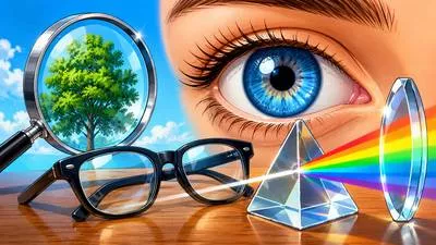 Optical - Related to sight, light, or the eyes.