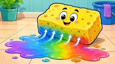 Absorb - Take in or soak up liquid, information, or energy.
