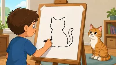 Outline - A general description or plan; to give the main points. (रूपरेखा / मुख्य बिंदु बताना)