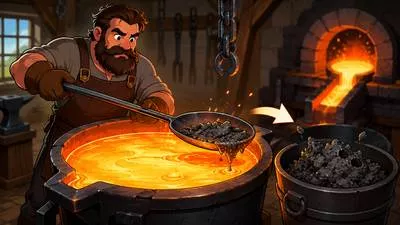 Dross - Something worthless or waste material, especially impurities separated from metal.