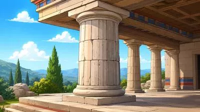Pillar - A strong vertical structure that supports a building or something important. (स्तंभ)