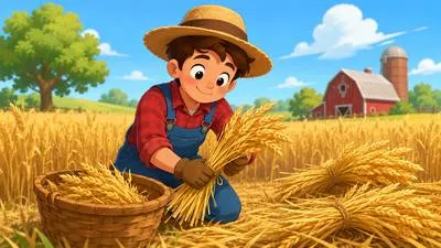 Harvest - To gather crops from the fields.