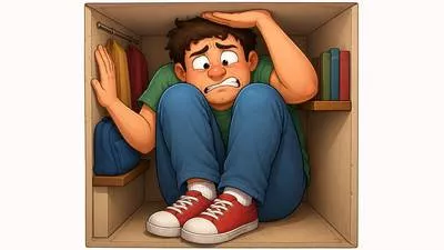 Cramped - Small, crowded, and uncomfortable because there is not enough space.