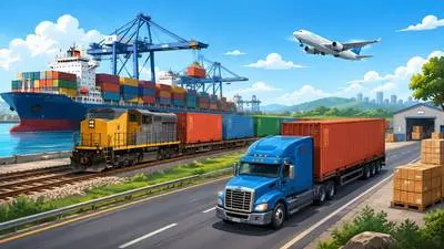 Freight - Goods transported by ship, train, truck, or aircraft.